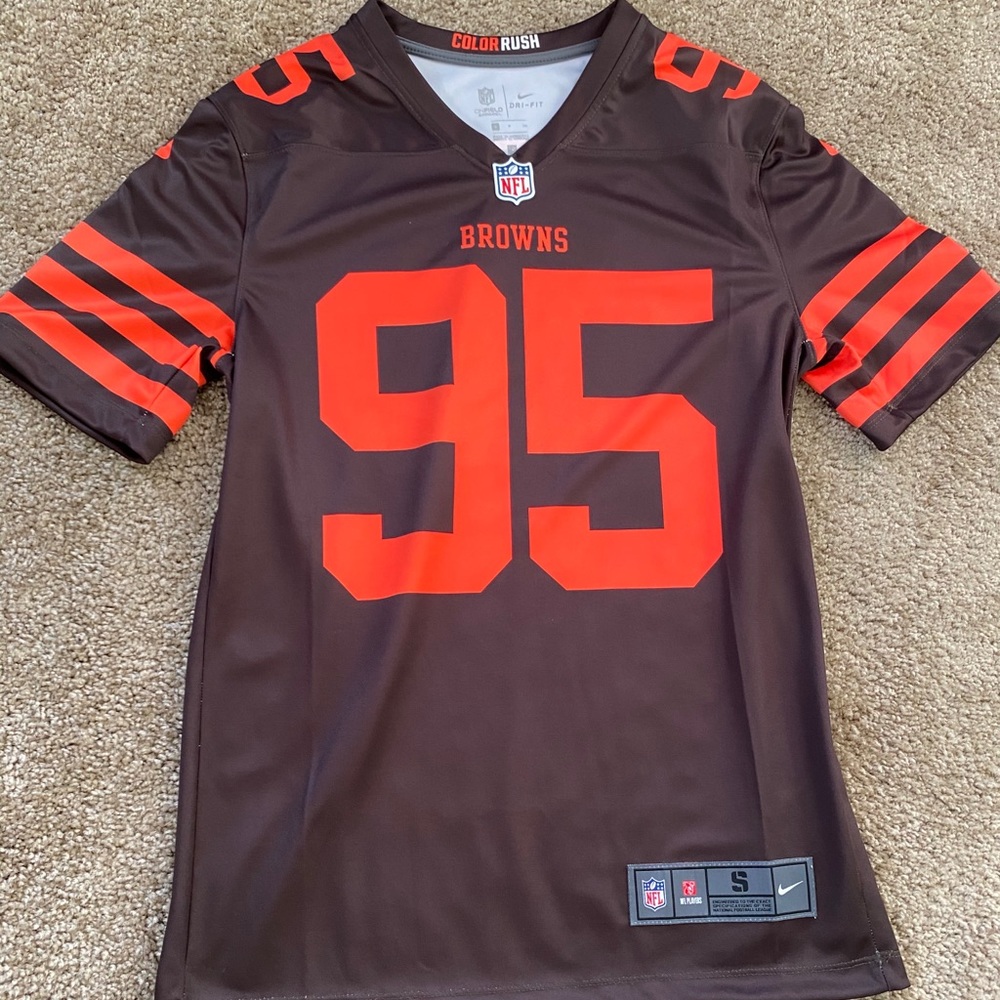 Nike Browns Myles Garrett Color Rush Jersey